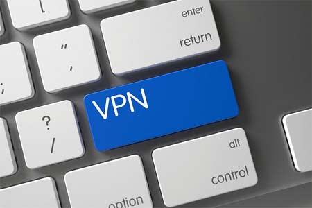 Creating a private internet connection with a VPN